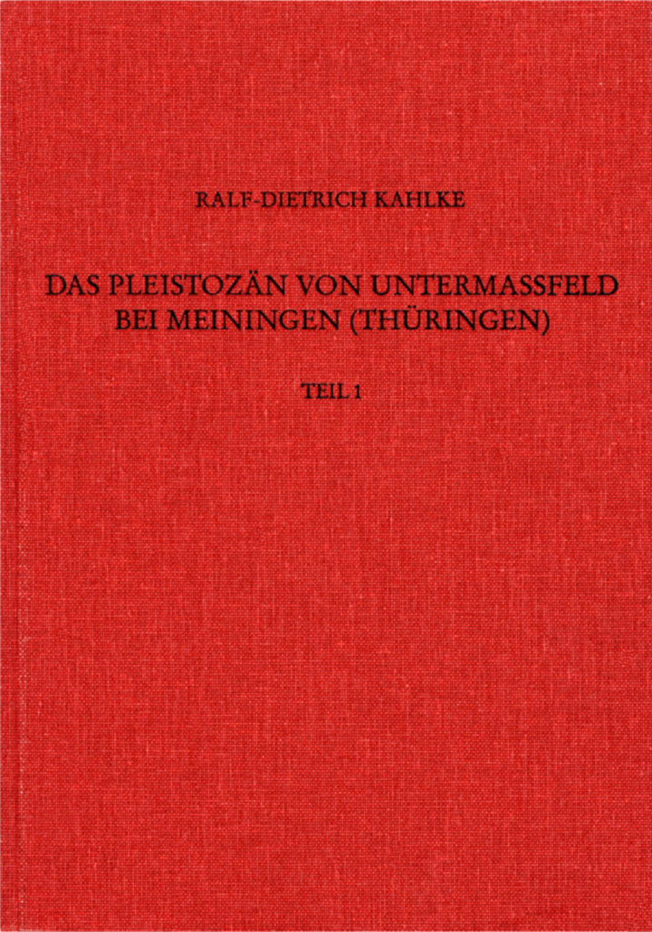 Cover Das Pleistozän von Untermaßfeld bei Meiningen Teil 1
