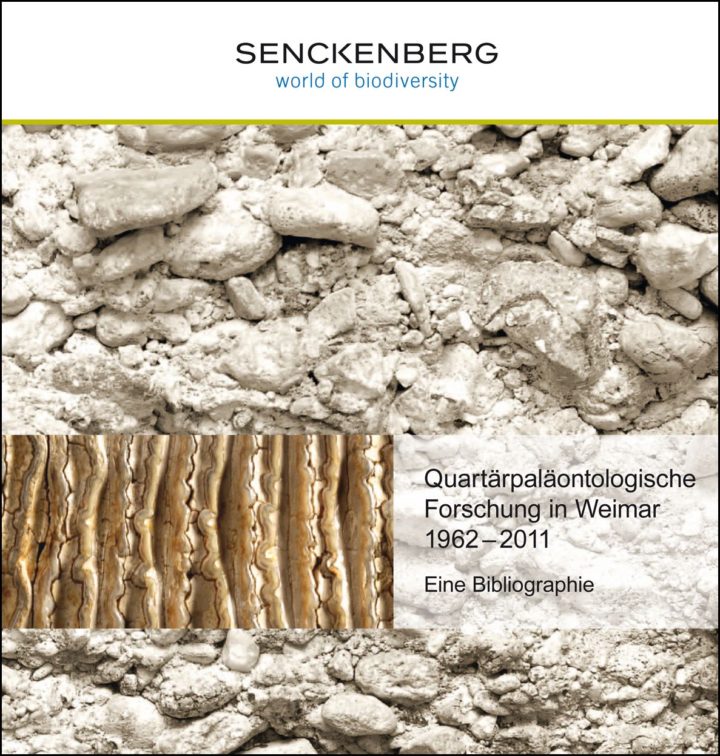Cover Bibliographie Quartärpaläontologische Forschung in Weimar 1962-2011