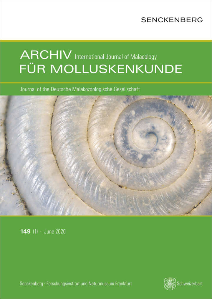 Archiv für Molluskenkunde Cover
