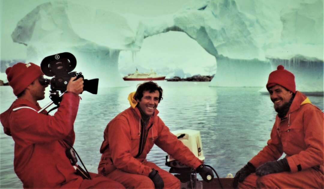 Filmdreh in der Antarktis, 1968