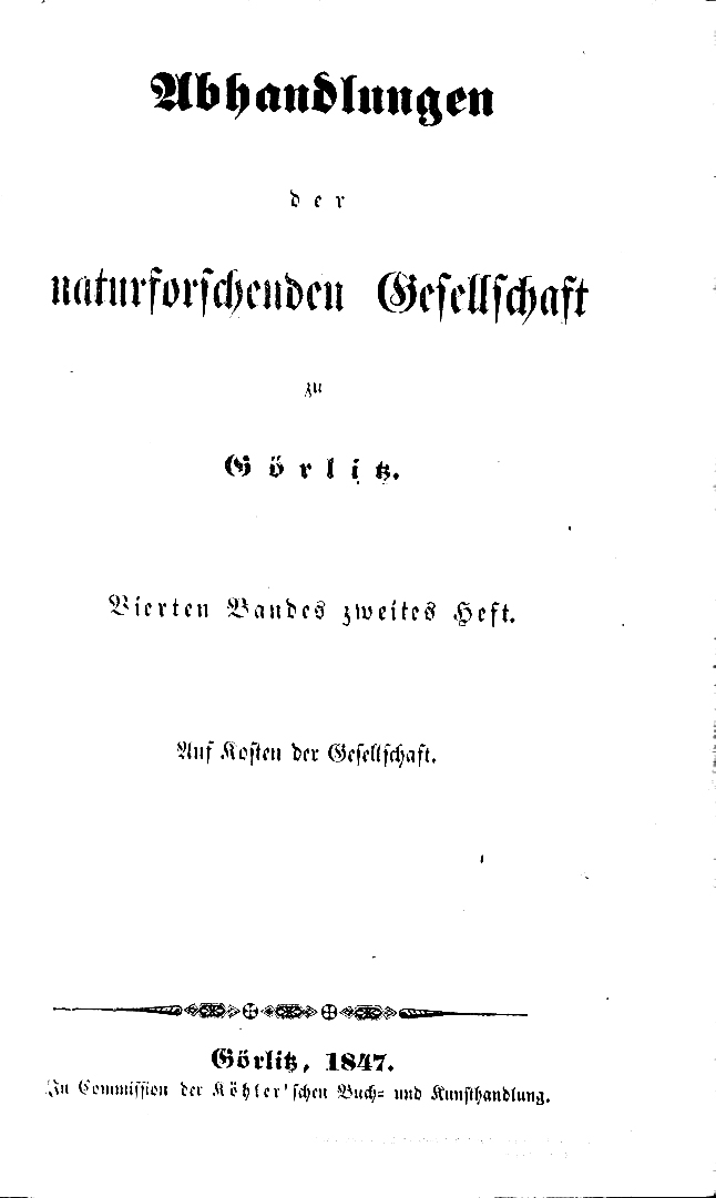 Görlitz Abhandlung Band 04, Heft 02 1847