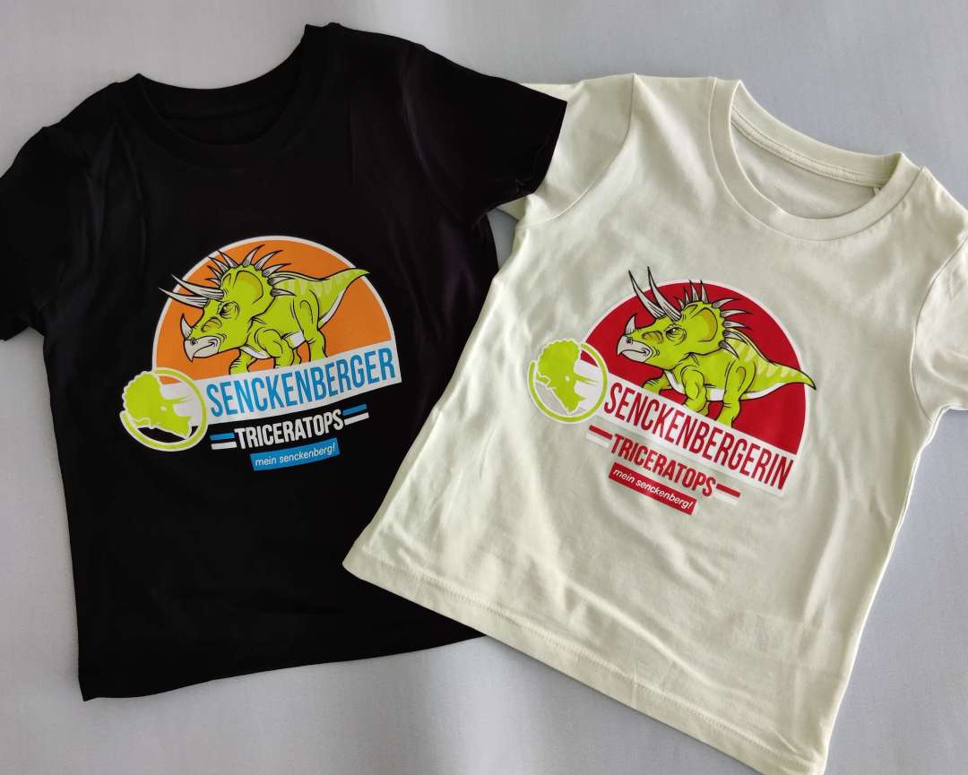 Kinder-T-Shirts exklusiv für Senckenberg-Mitglieder