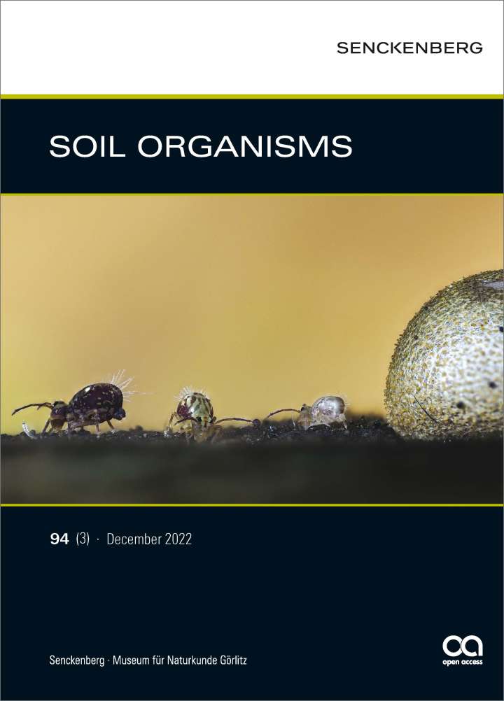 SOIL ORGANISMS 94(3) Cover