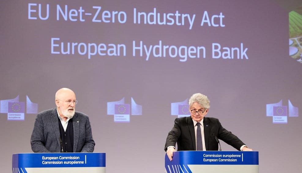 Net Zero Industry Act der EU, Frans Timmermanns und Thierry Breton