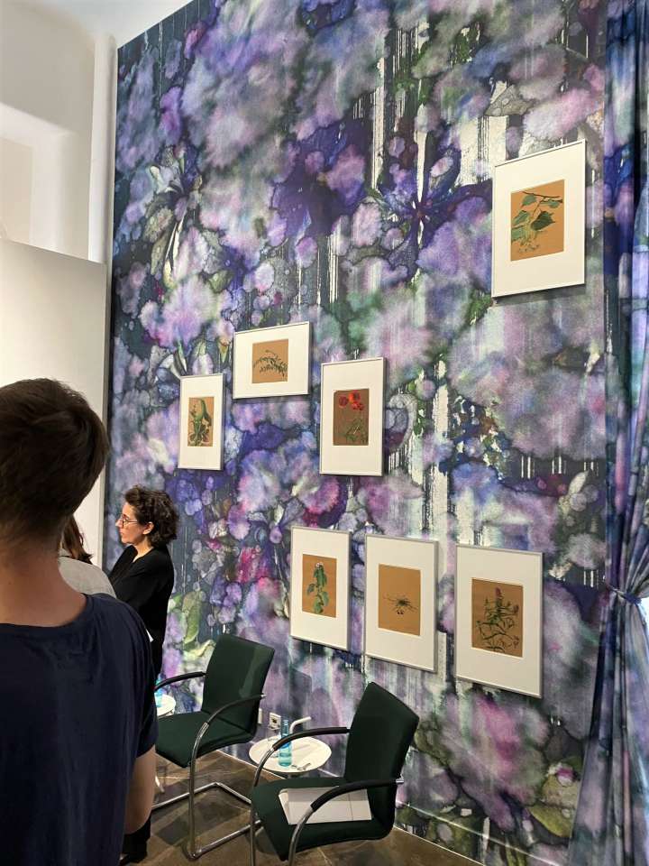 Floralia-Ausstellung: Elisabeth Schultz (hier mit Brigitte Franzen)